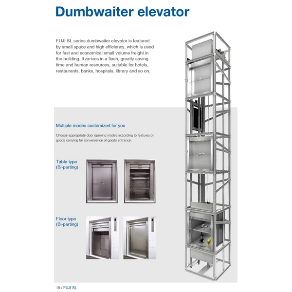 Dumbwaiter Fuji Sl Elevator